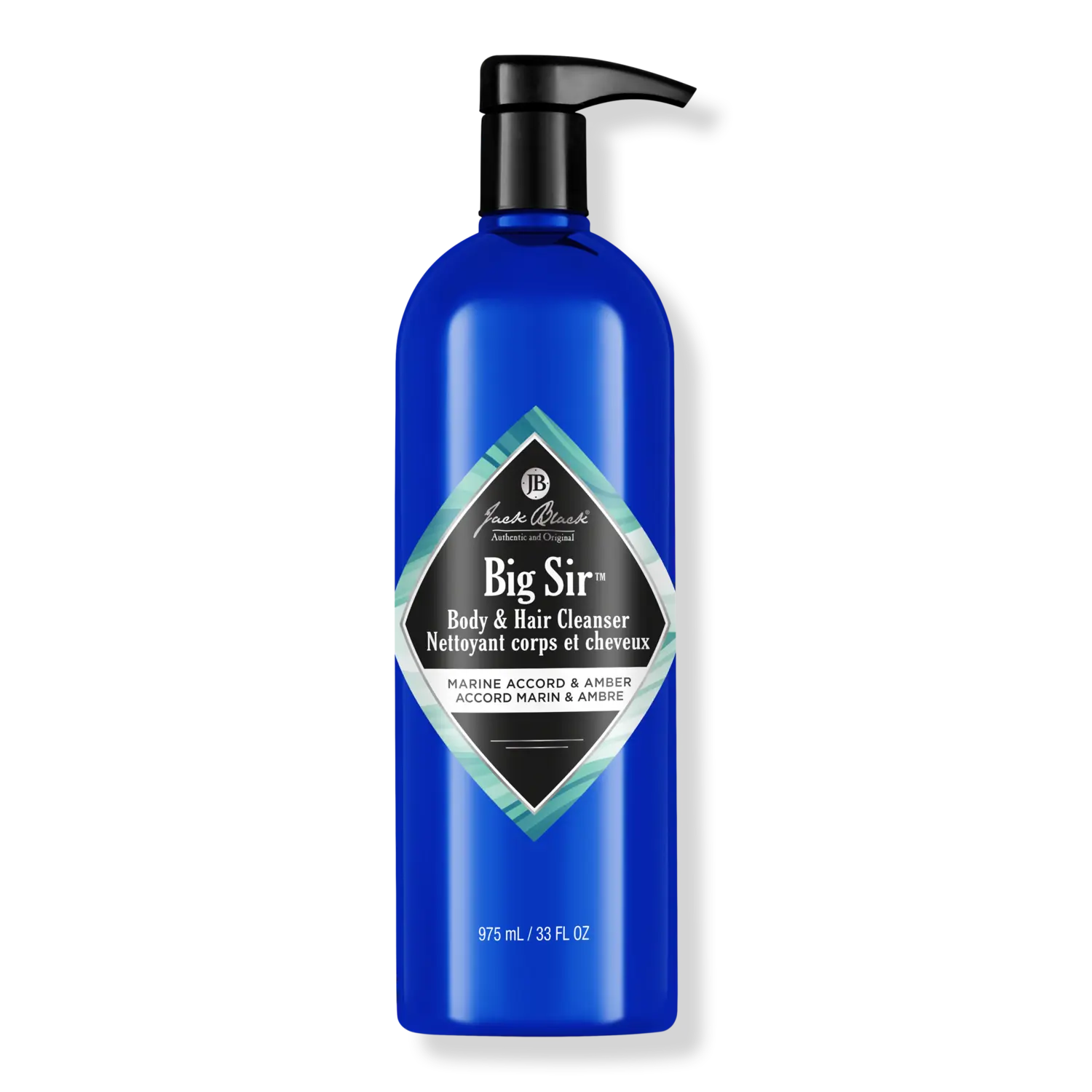 

Гель для душа и волос Big Sir с морским аккордом и амброй Jack Black