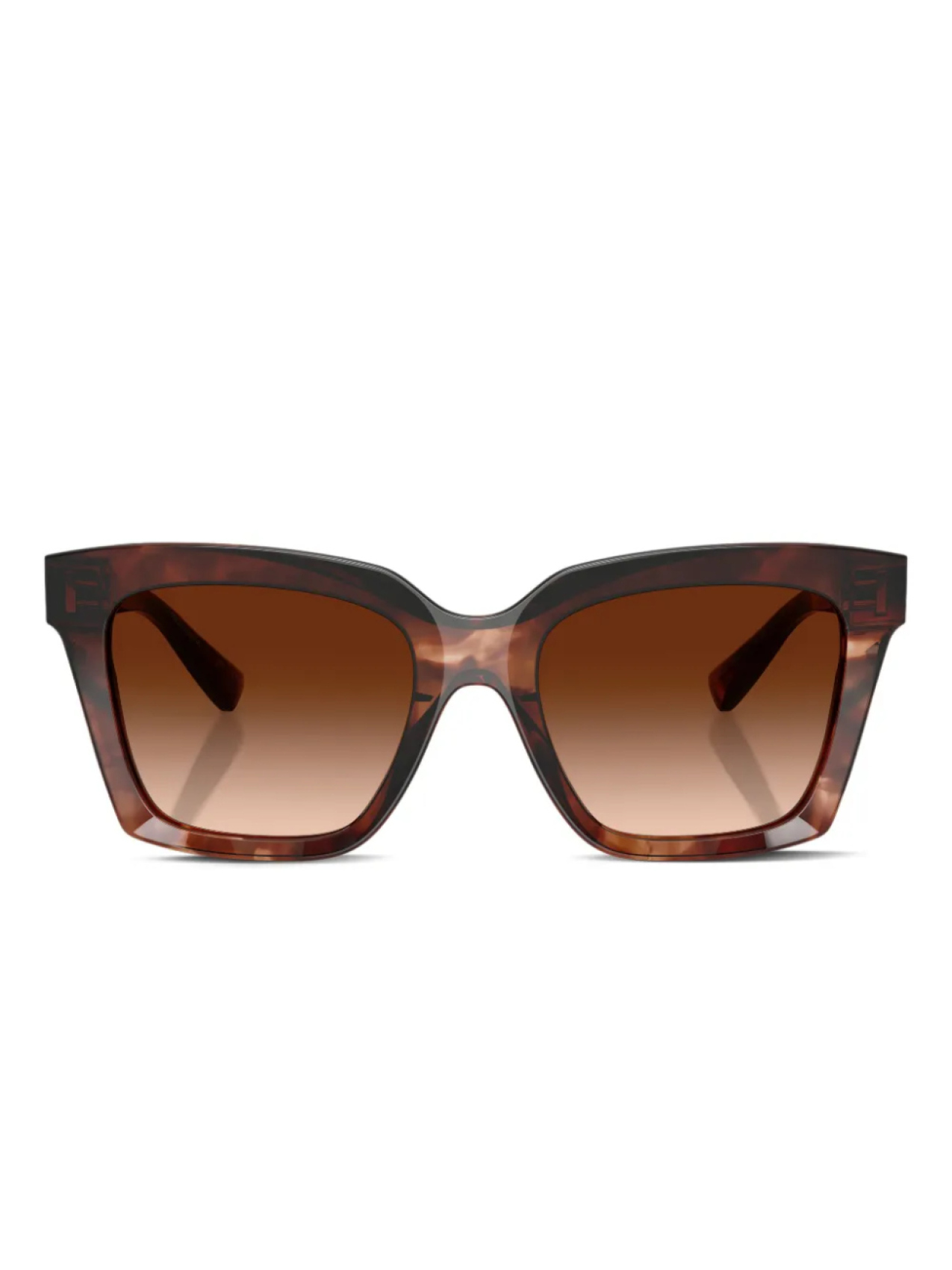 

Большие солнцезащитные очки в черепаховой оправе Dolce & Gabbana Eyewear, коричневый