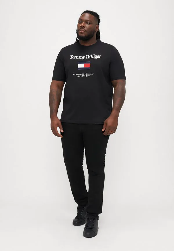 Футболка с принтом флага embro Tommy Hilfiger, Black — фото 2