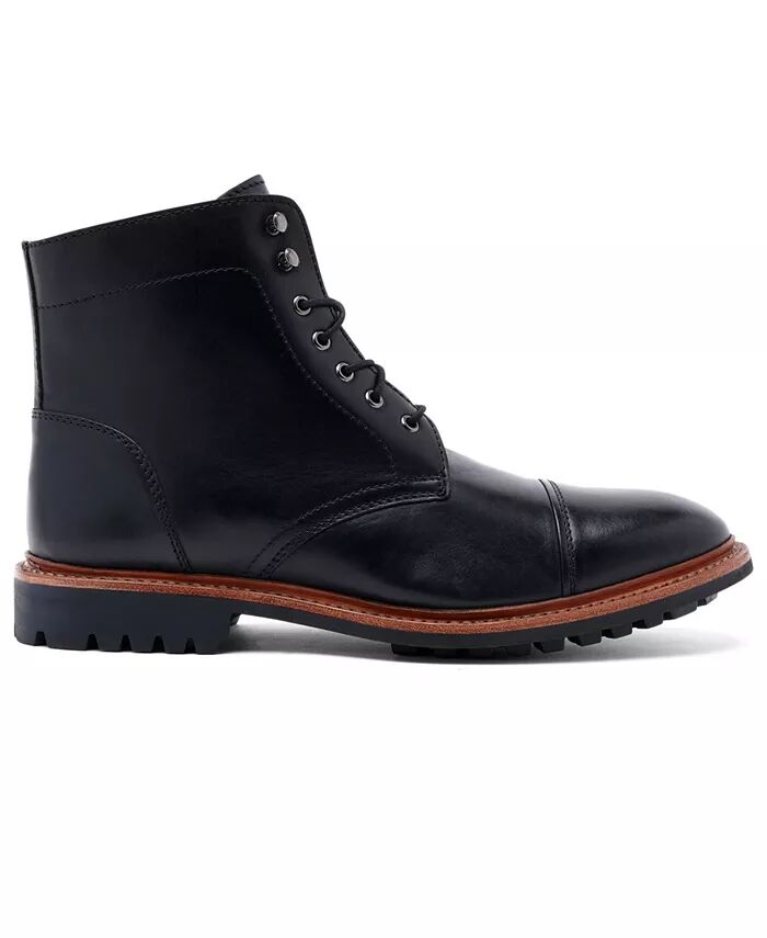 Мужские прочные ботинки Ranveer Cap-Toe Rugged 6 дюймов со шнуровкой Anthony Veer, черный — фото 2