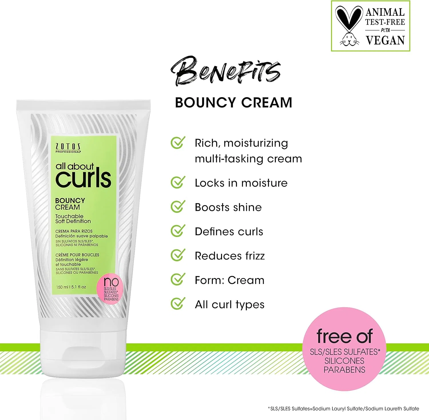 Крем для лица All About Curls — Дневной для завитков Bouncy Cream, 298.7 мл — фото 2