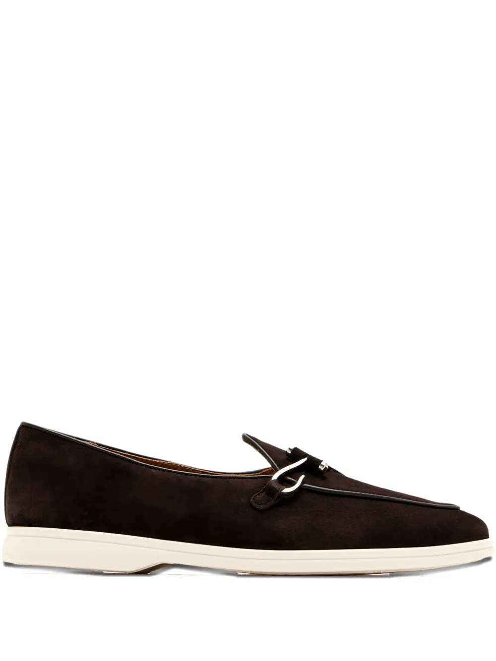 

Лоферы из замши Edhen Milano, коричневый