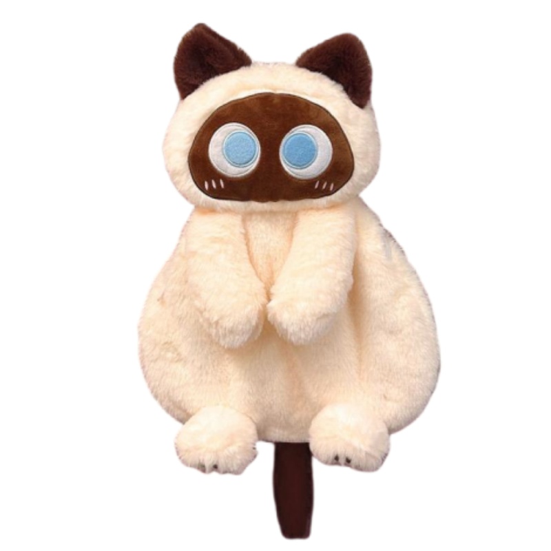 

Креативный рюкзак для котенка мягкий и очаровательный кукольный мешок товары для кукол Princess lovers, Siamese Shoulder Backpack