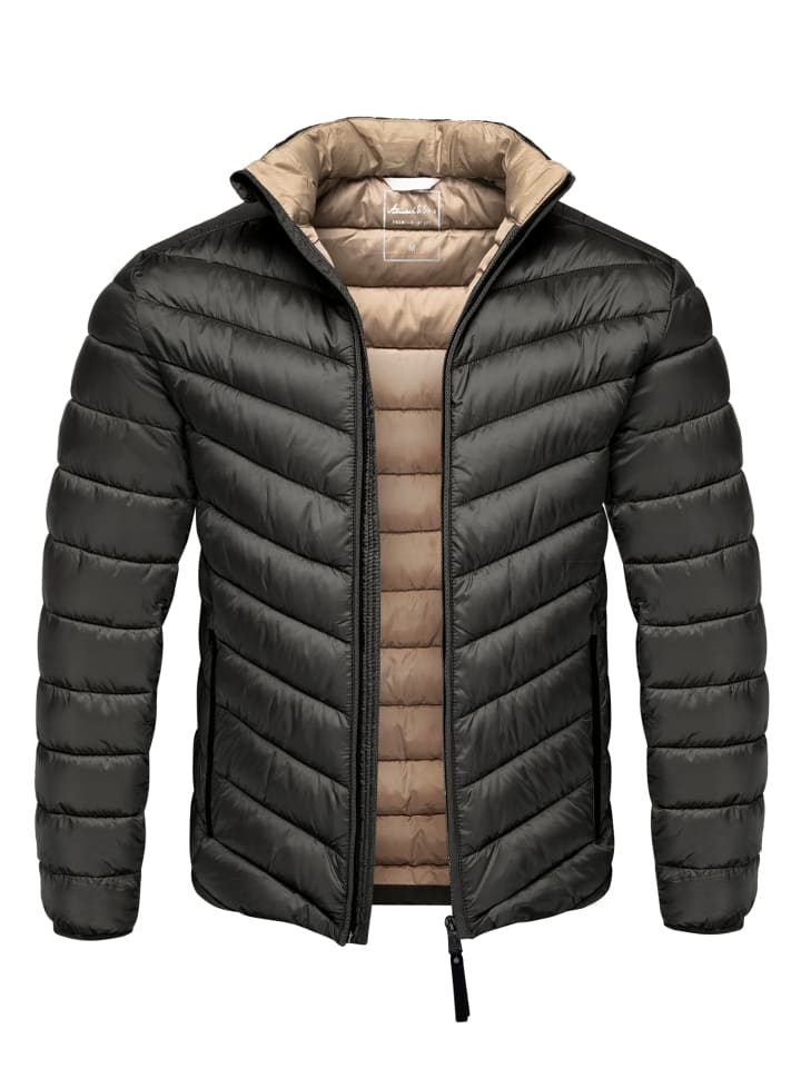 

Стеганая куртка Amaci&Sons, черный