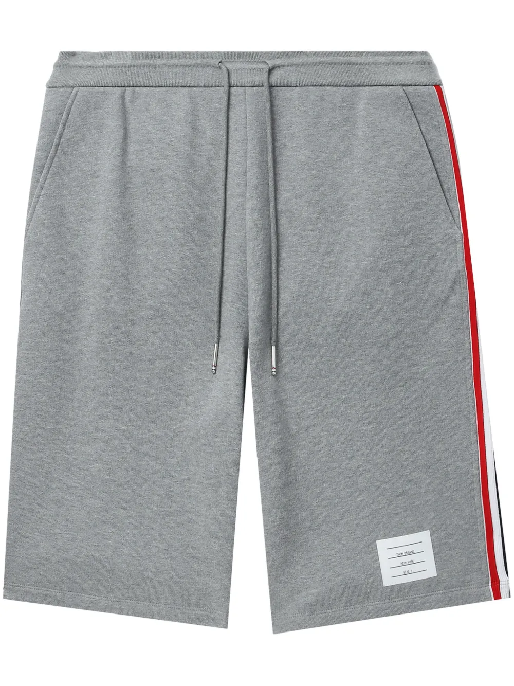 

Спортивные шорты с контрастными полосками THOM BROWNE, серый