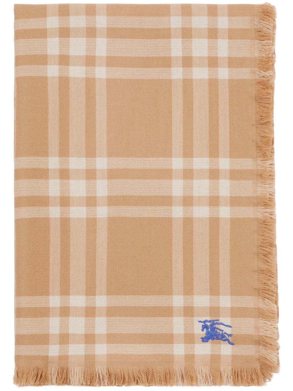 

Двусторонний шарф в клетку BURBERRY, нейтральный