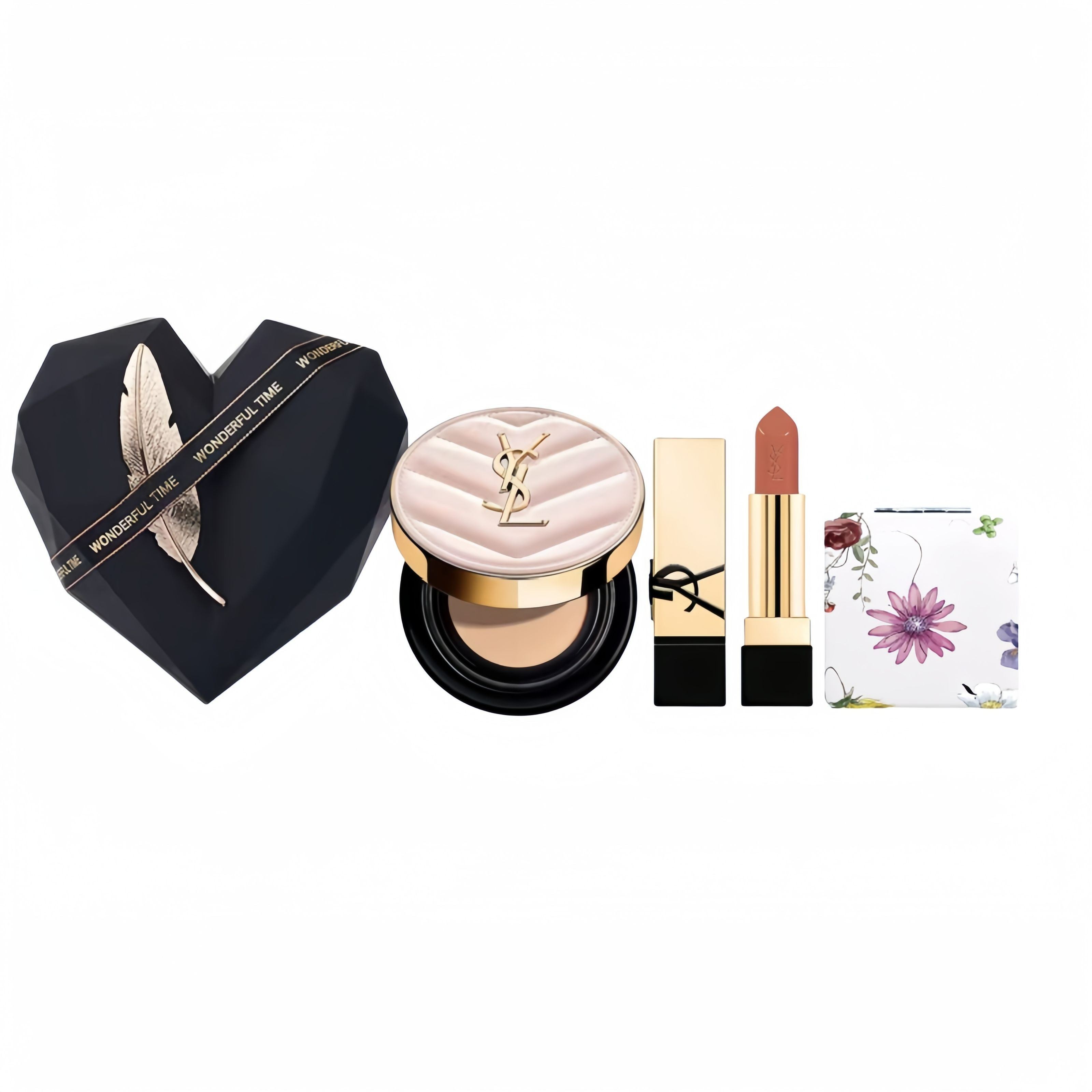 

Набор косметики для лица Luxury Pet Foundation Box с велюровым сатиновым матовым покрытием без эффекта переноса SAINT LAURENT