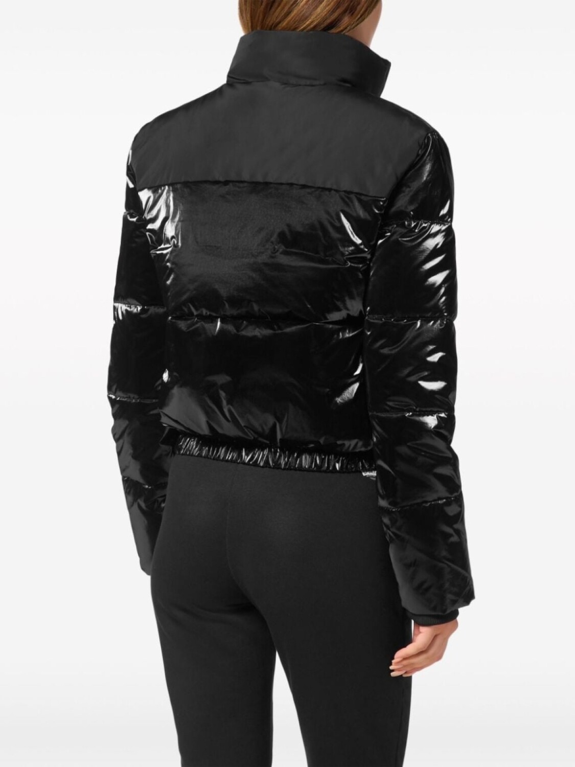 

Plein Sport пуховик с логотипом, черный