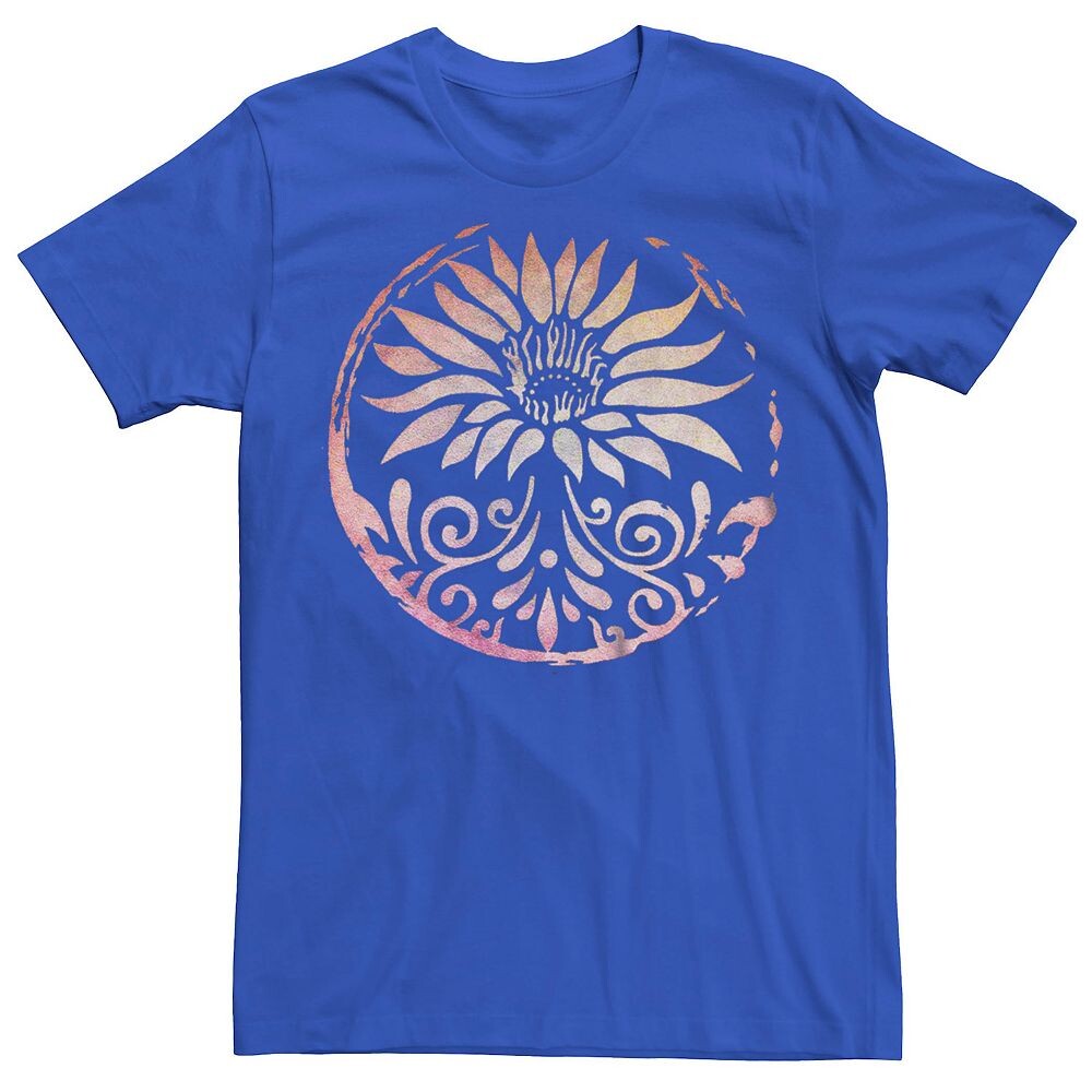 

Мужская футболка с рисунком Lotus Circle Licensed Character, цвет Royal