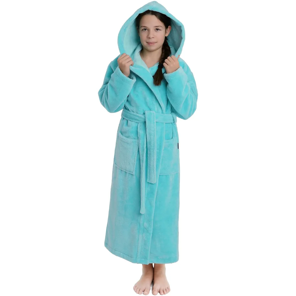 

Детский халат 8514, 1 шт., с уютным капюшоном Wewo Fashion, Glacier