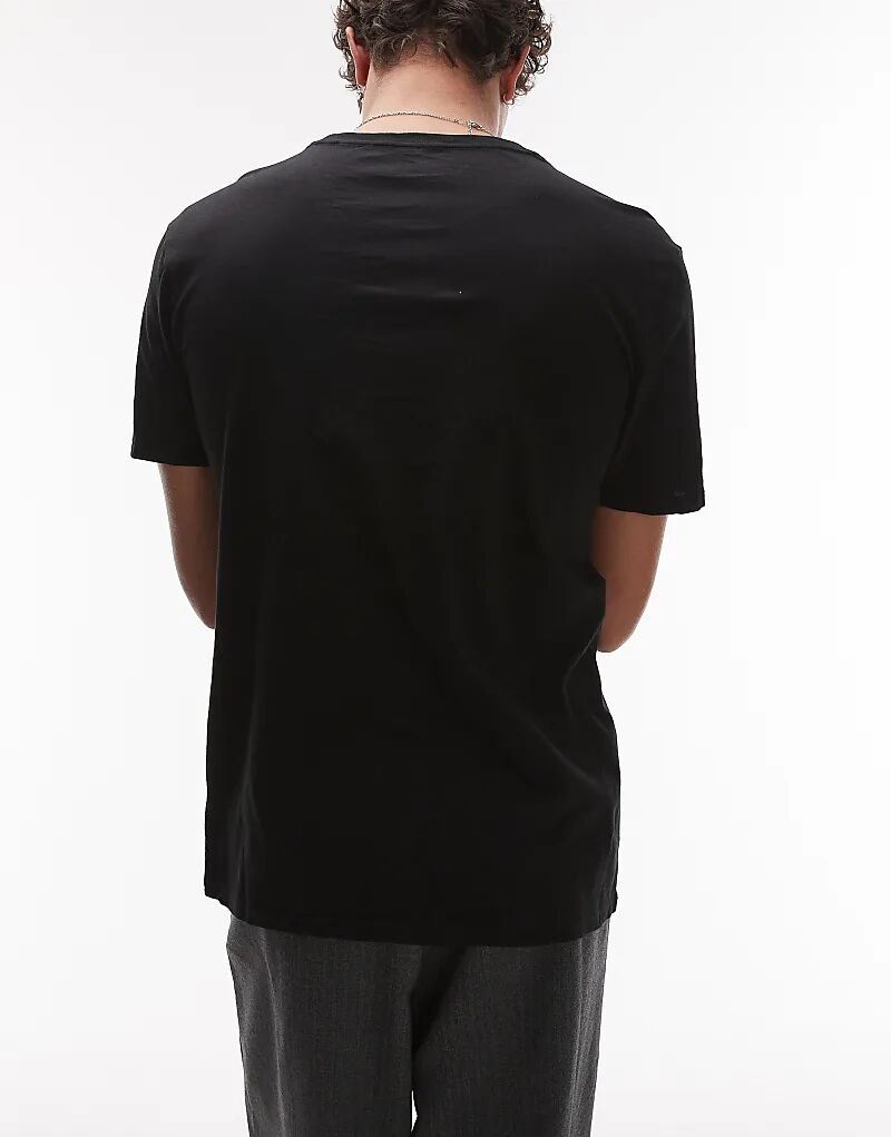 Комплект из 3 футболок Lacoste черного цвета — фото 3