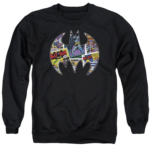 

Толстовка с круглым вырезом для взрослых с изображением летучей мыши из комиксов о Бэтмене Licensed Character