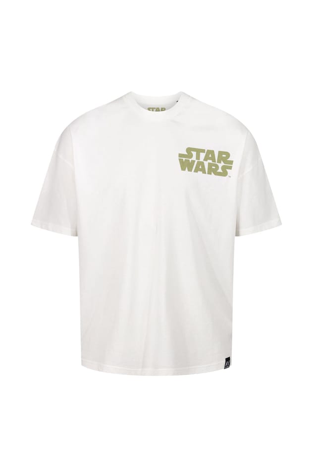 

Футболка Star Wars Icon Sketch Group с культовыми персонажами Звездных войн Re:Covered, экрю