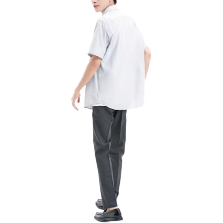 Костюм Брюки Мужские Небесно-Серые Uniqlo, серый — фото 4
