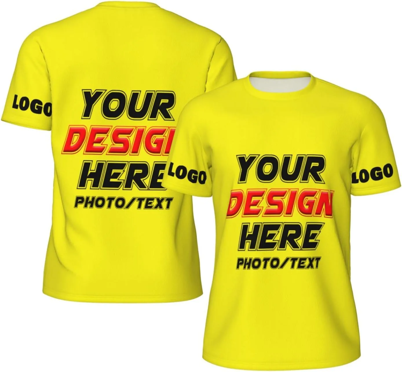 

Футболка Custom с нанесением текста и логотипа