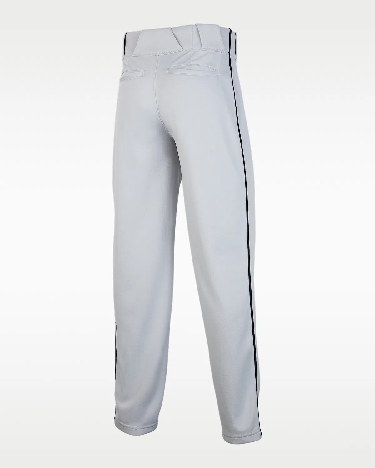 Детские бейсбольные штаны с кантом Nike Vapor Select 2, Wolf Grey/Black/Black — фото 2