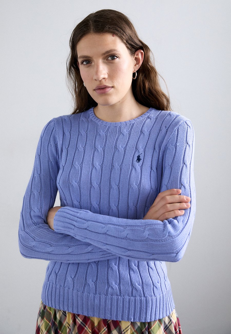Джемпер Polo Ralph Lauren JULIANNA LONG SLEEVE, New Litchfield Blue/Blue — фото 4