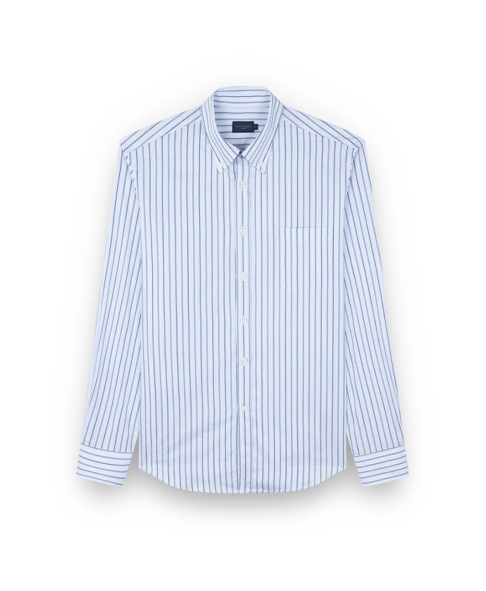 

Роскошная хлопковая рубашка Supima Paul & Shark, синий