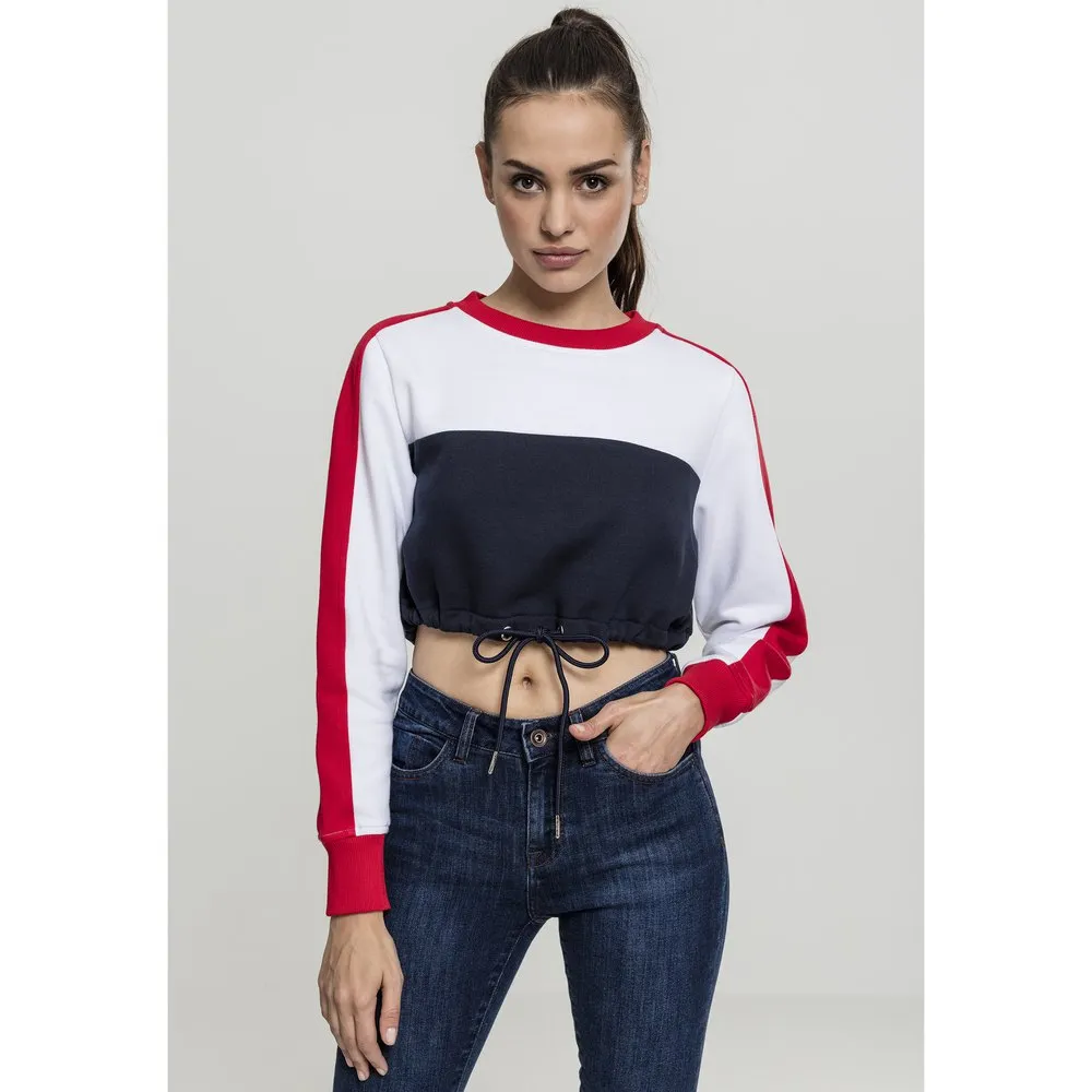 

Футболка Urban Classics 3-Tone Stripe Crew, синий