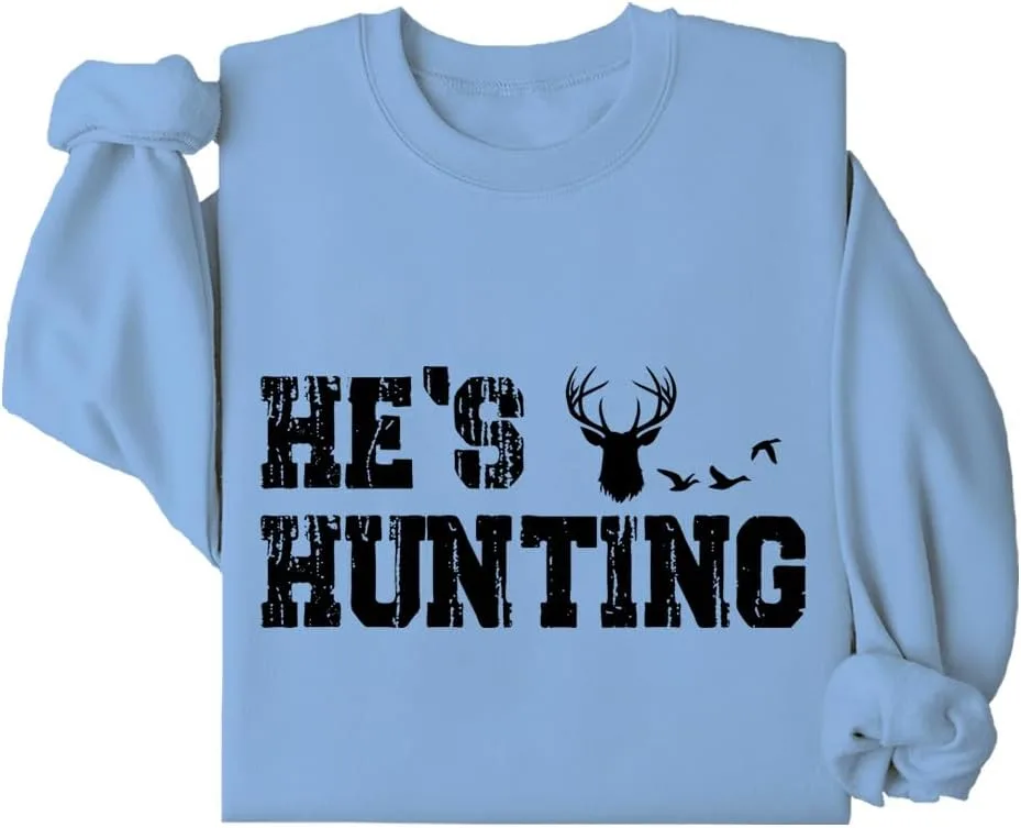 

Толстовка He's Hunting, винтажный дизайн SIMJEW