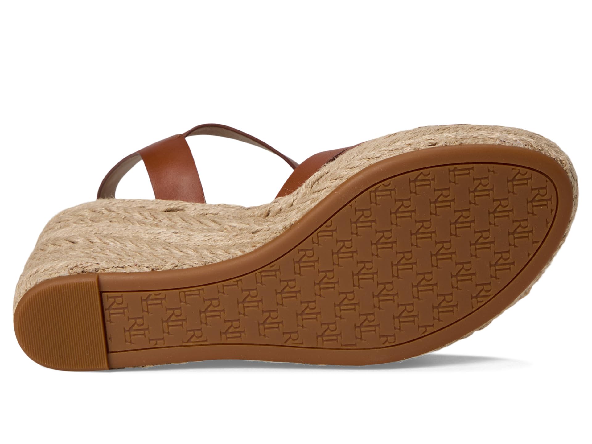 Сандалии Lauren Ralph Lauren Soffia Calfskin Espadrille, цвет Lauren Tan — фото 3