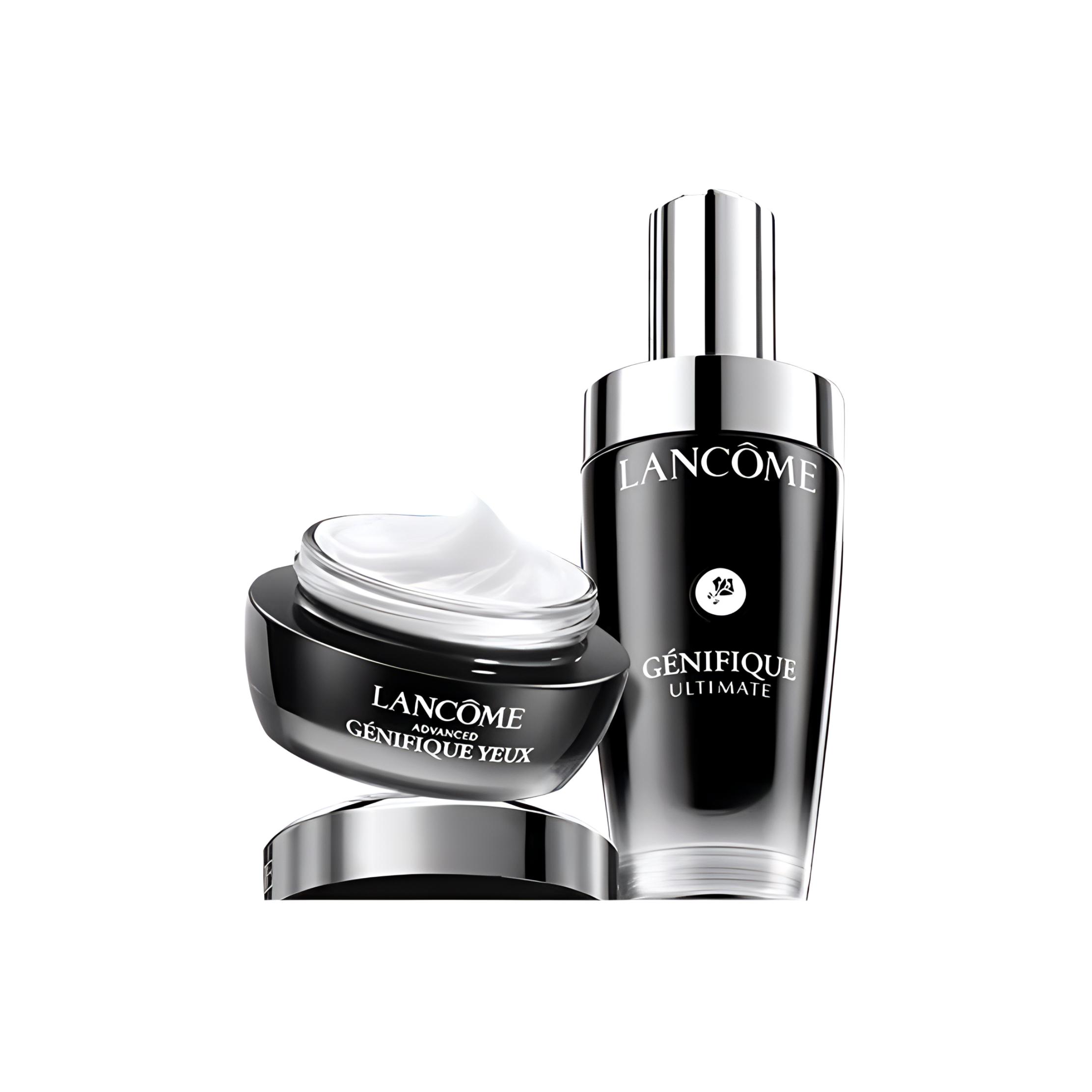 LANCOME Lankou набор для ухода за кожей: сыворотка small black bottle и крем для глаз radiant, увлажняющий, восстанавливающий, 50мл+15мл — фото 2