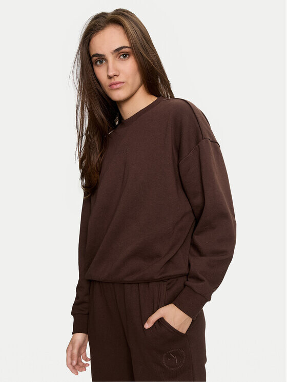 

Толстовка свободного кроя Athlecia, коричневый