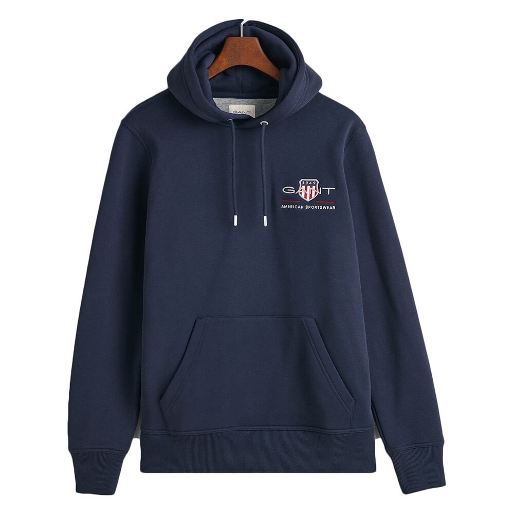 

Худи Gant Medium Archive Shield Regular Fit, синий