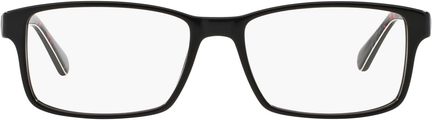 

POLO RALPH LAUREN мужские Ph2123 прямоугольные оправы для очков, Shiny Black/Demo Lens