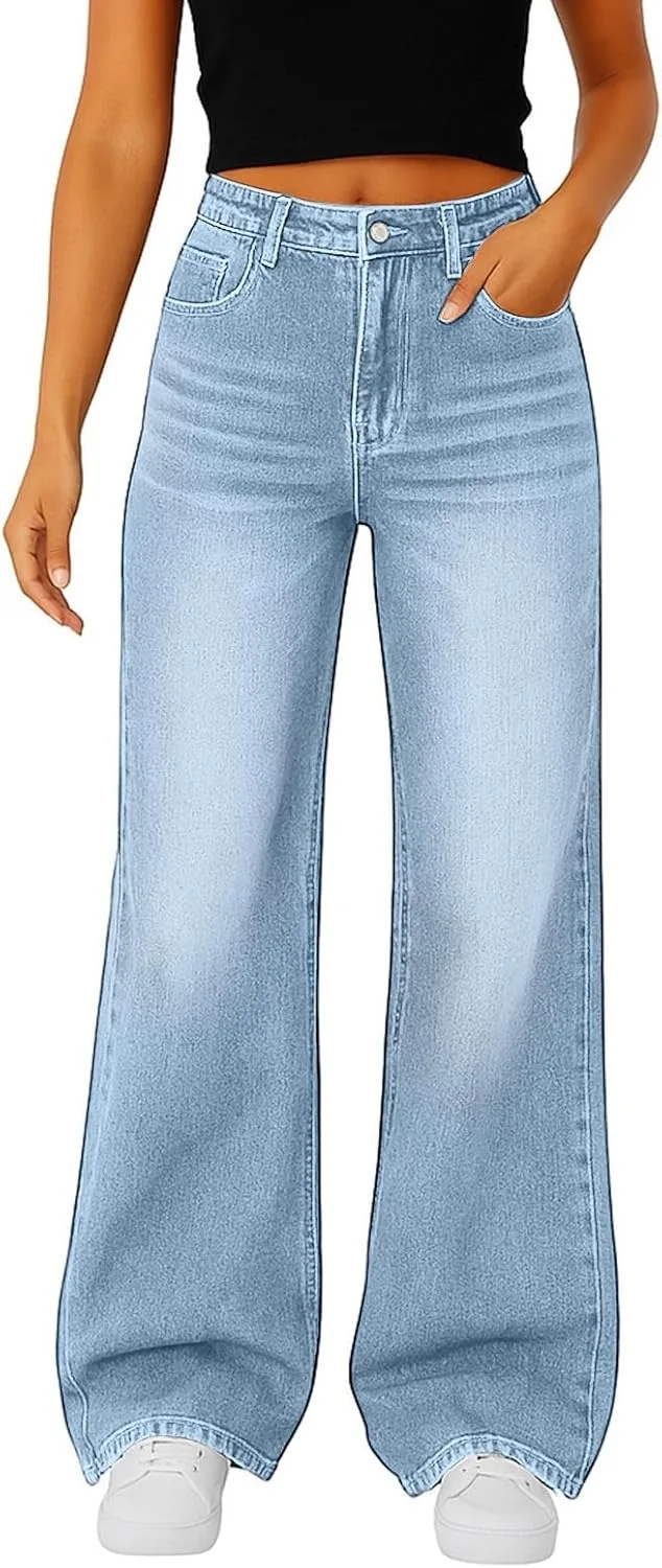 Широкие джинсы для женщин Stretch High Rise Bootcut — фото 4