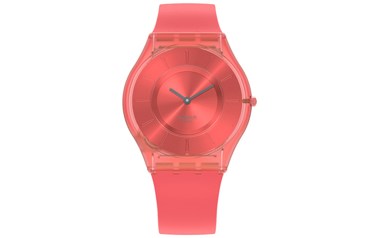 

SWATCH Часы Unisex Pink Watch SS08R100, Coral