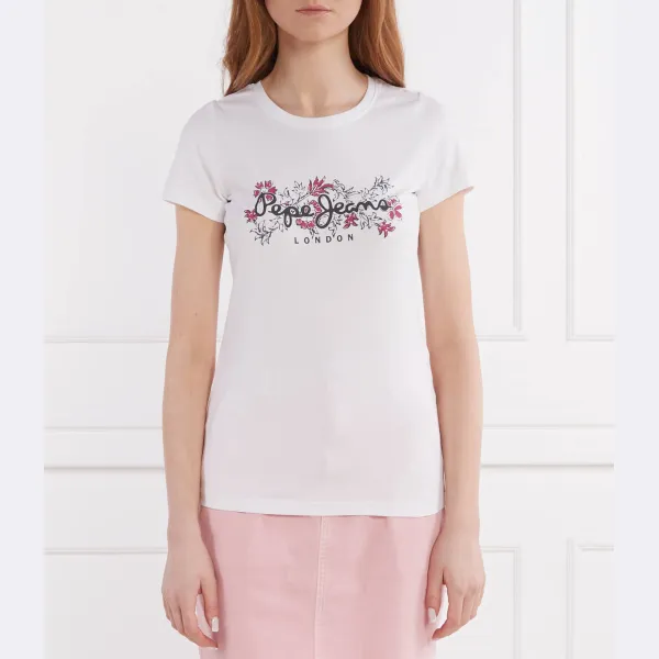 

Футболка узкого кроя Korina Pepe Jeans London, белый