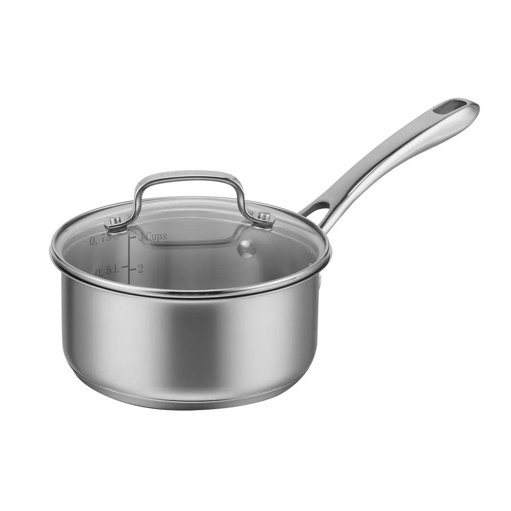 

Cuisinart Classic 1 кварта кастрюля из нержавеющей стали с крышкой