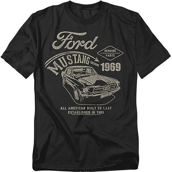 

Футболка Mustang Detroit с принтом, размеры Big & Tall Licensed Character