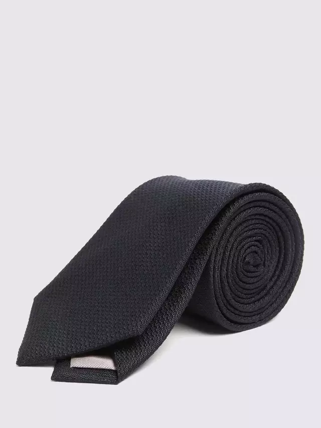 

Галстук Moss Silk Semi Textured, черный