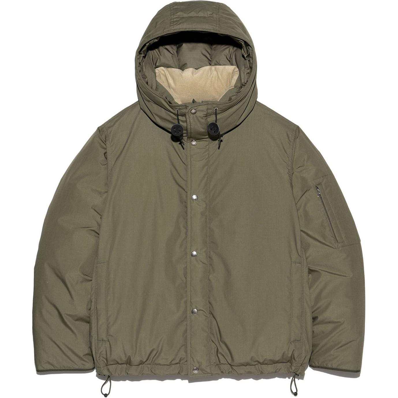 

THE NORTH FACE PURPLE LABEL Унисекс пуховик оливково-коричневый, Olive Umber