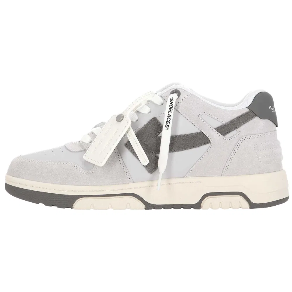 Кроссовки лого OFF-WHITE серые