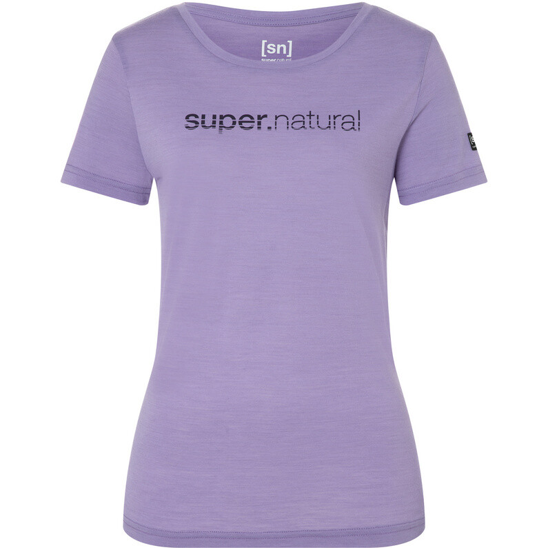 

Женская футболка с сеткой Super.Natural, фиолетовый