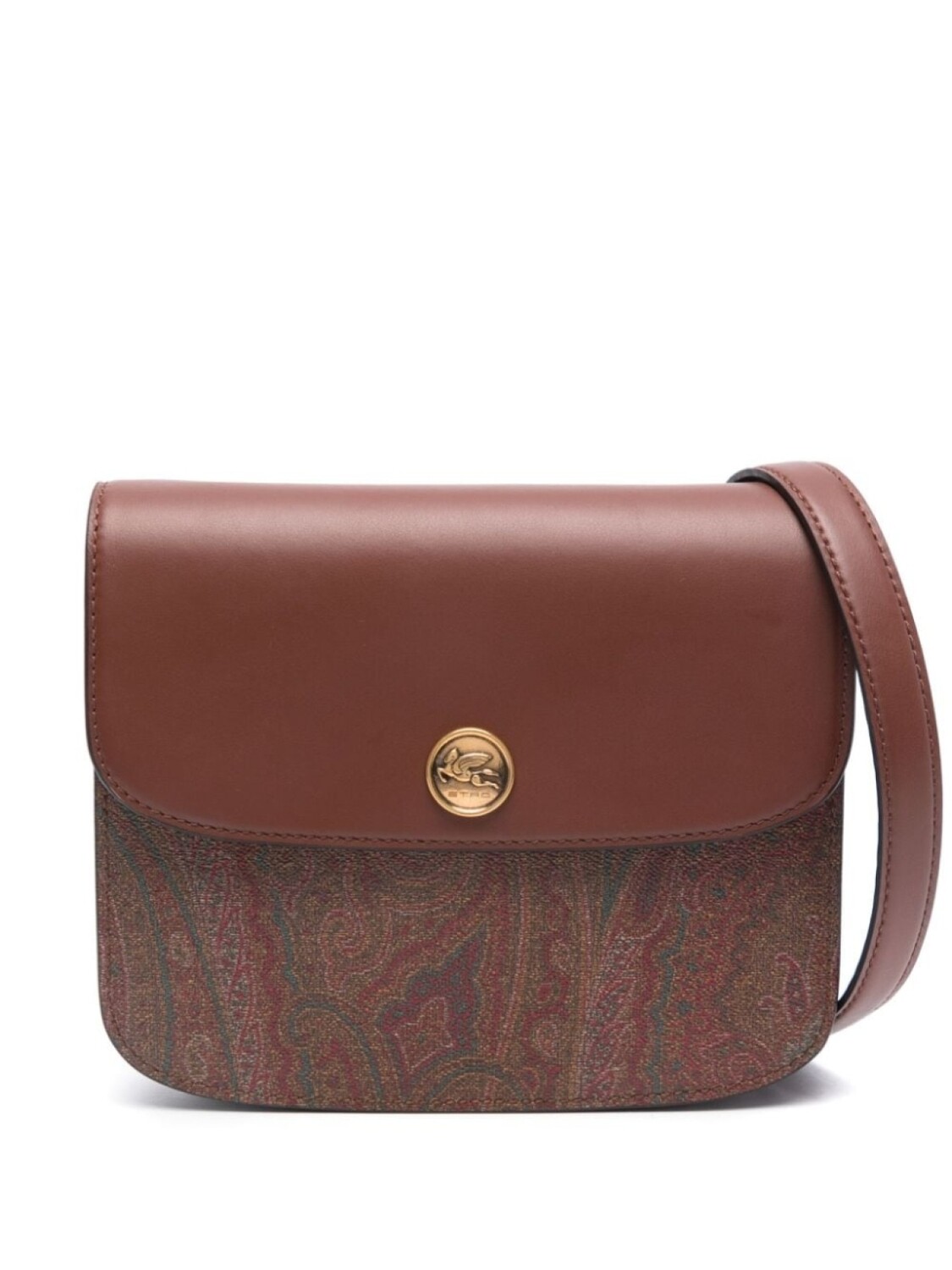 

ETRO большая сумка через плечо Essential, коричневый