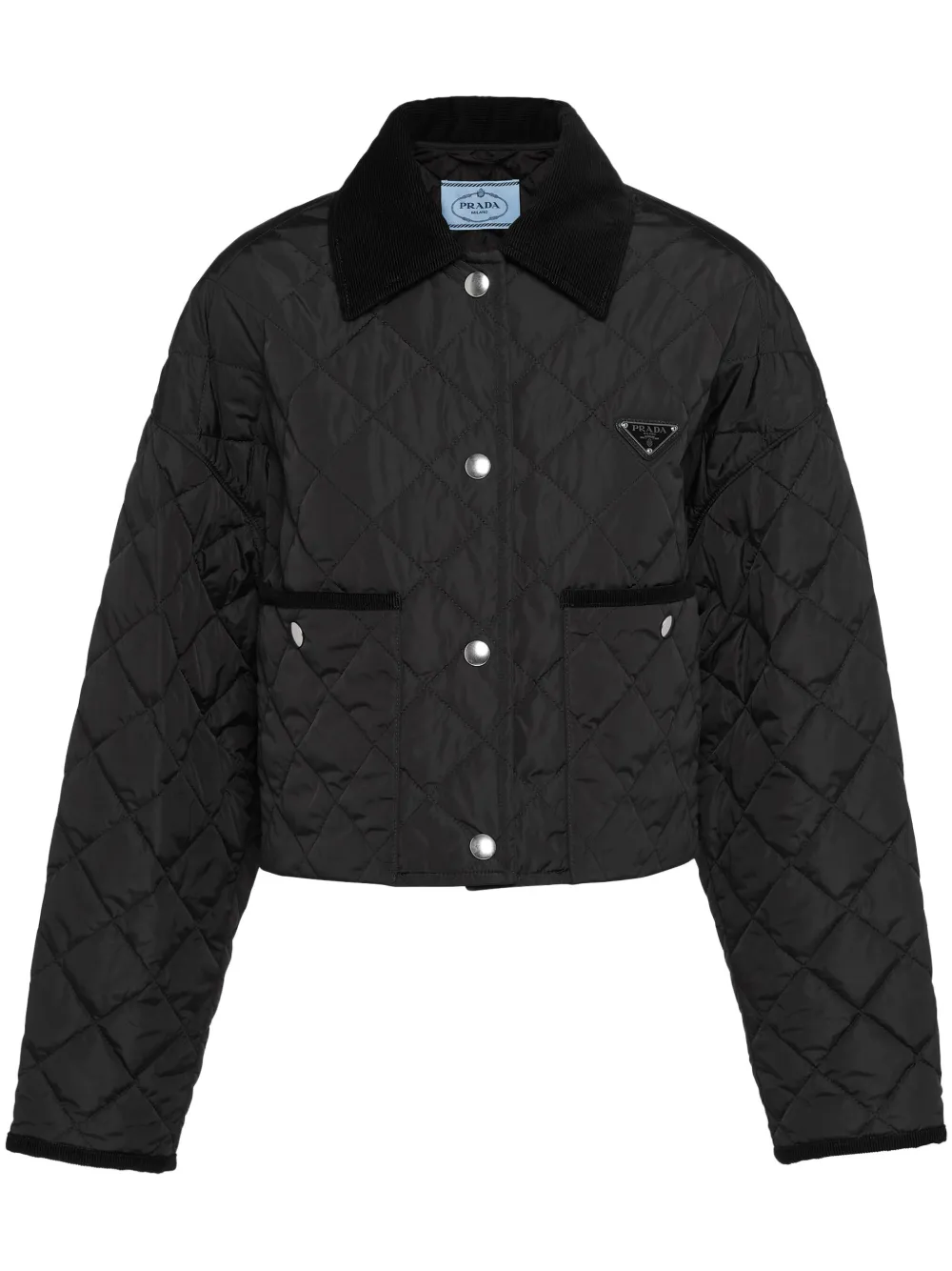 

Стеганая куртка Re-Nylon Prada, черный