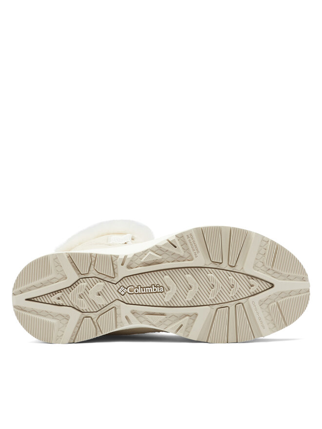 Женские зимние сапоги Columbia Slopeside Peak Luxe с искусственным мехом, бежевый — фото 4