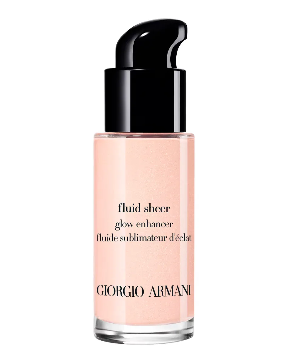 Жидкий хайлайтер Fluid Sheer Легкое сияющее покрытие Giorgio Armani, 7 — фото 4