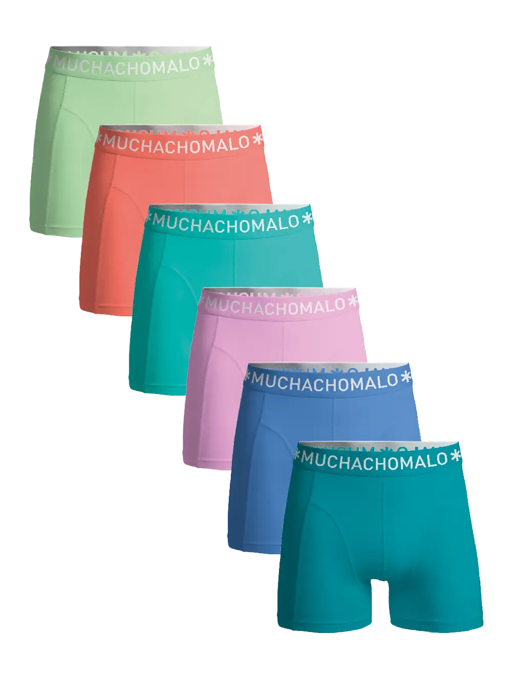 

Боксеры 6 шт трусы Muchachomalo, мультиколор