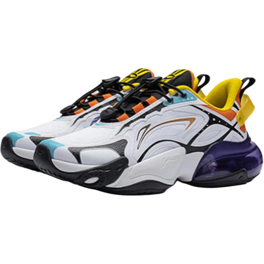 YOUNG Li-Ning YOUNG удобные нескользящие износостойкие низкие детские повседневные кроссовки white black — фото 4