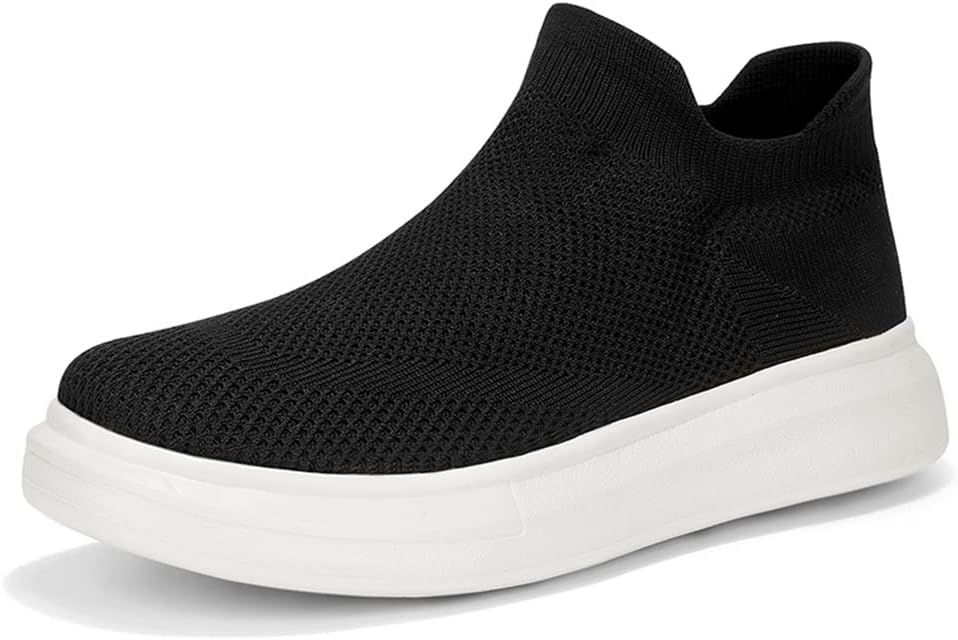 

Женские и мужские кроссовки-носки LLTMALL, легкие, с сеткой, для ходьбы и бега, белый/черный