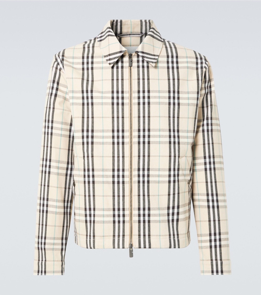 

Хлопковая куртка в клетку Burberry Burberry, Husk Ip Check