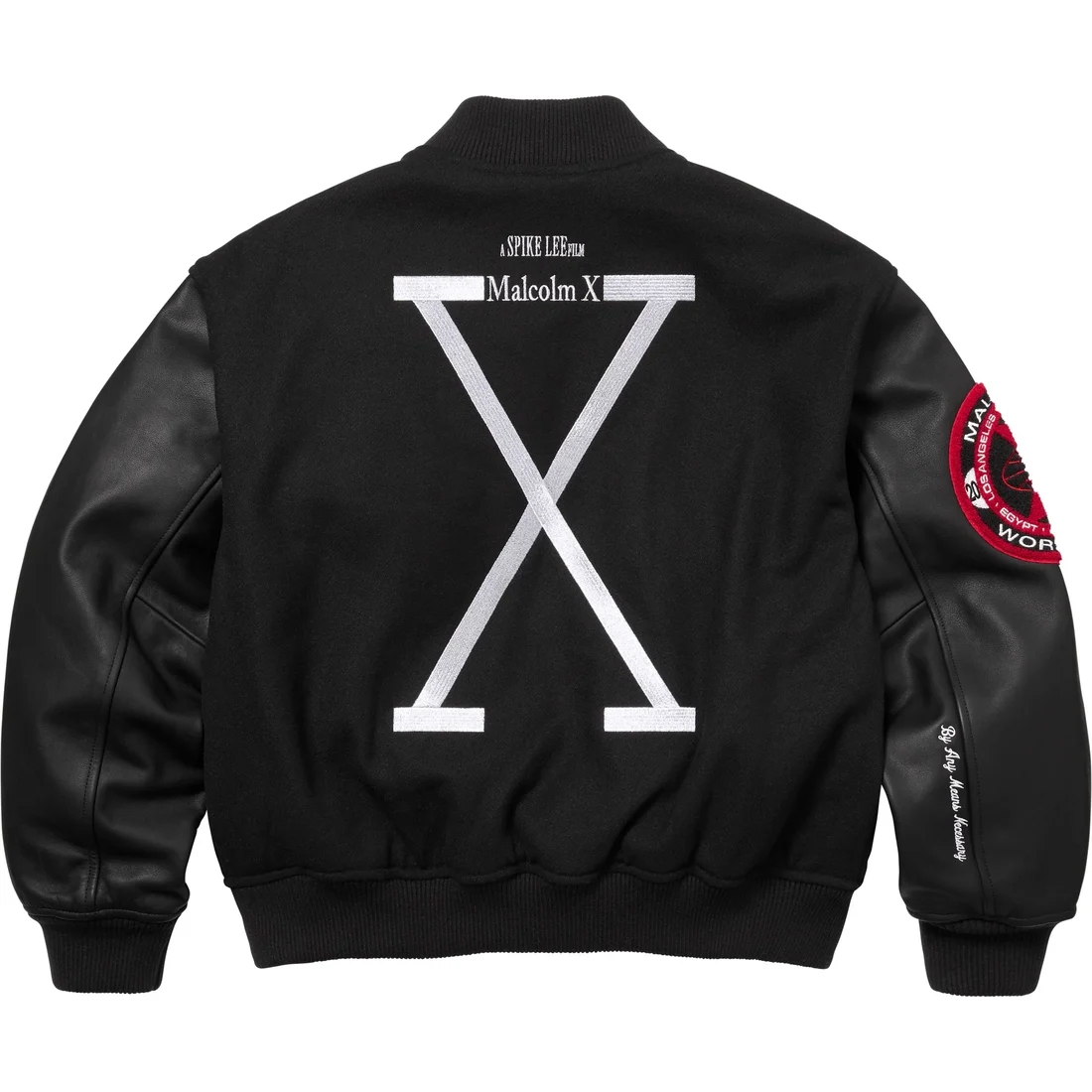 

Supreme Куртка варсити Малкольм Икс, Black