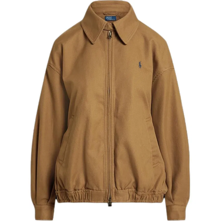 Куртка на молнии с вышивкой пони Polo Ralph Lauren, Brown Yellow