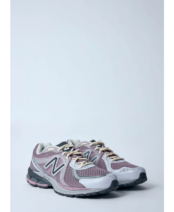 Кроссовки с сетчатыми вставками и вышитым логотипом. New Balance, мультиколор — фото 2
