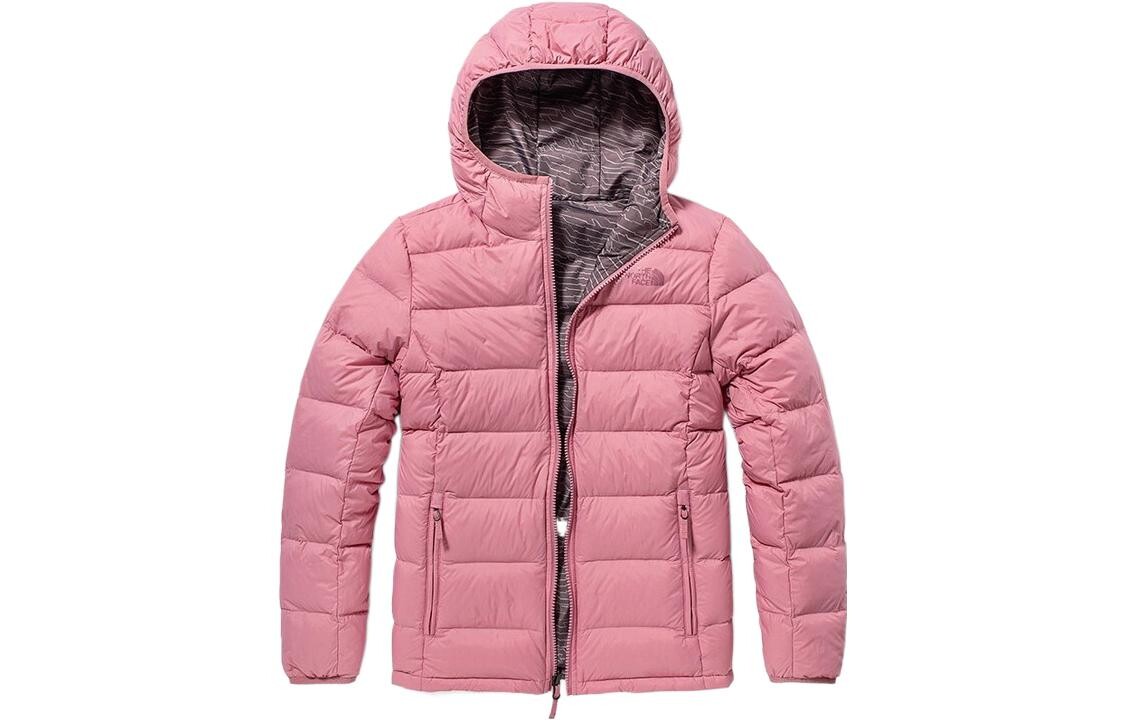 

Пуховик женский розовый The North Face